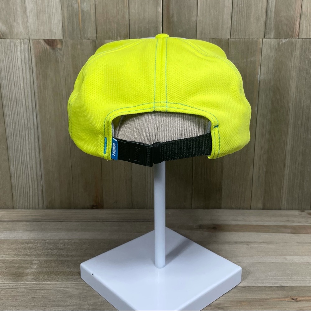 Hoka One One Time To Fly Colorblock Hat Adjustable Strap Back Cap Running - Picture 2 of 5